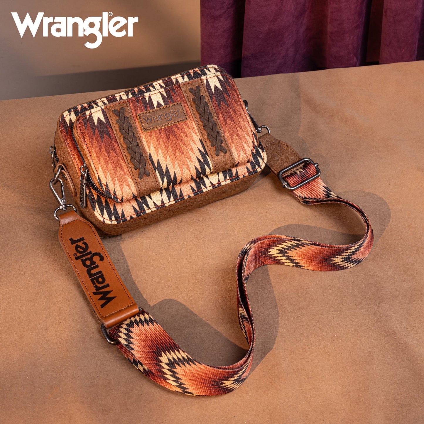 Wrangler Nevada Small Crossbody Bag - Brown