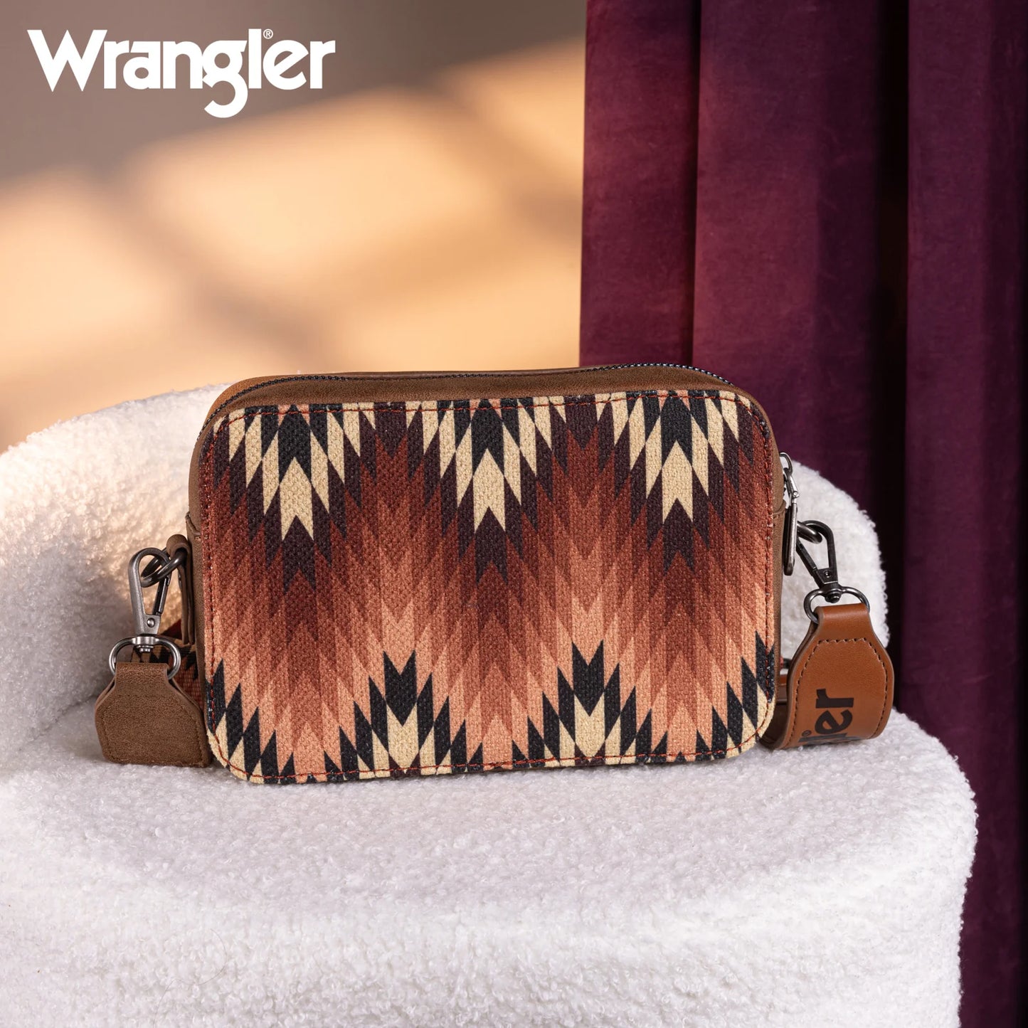 Wrangler Nevada Small Crossbody Bag - Brown