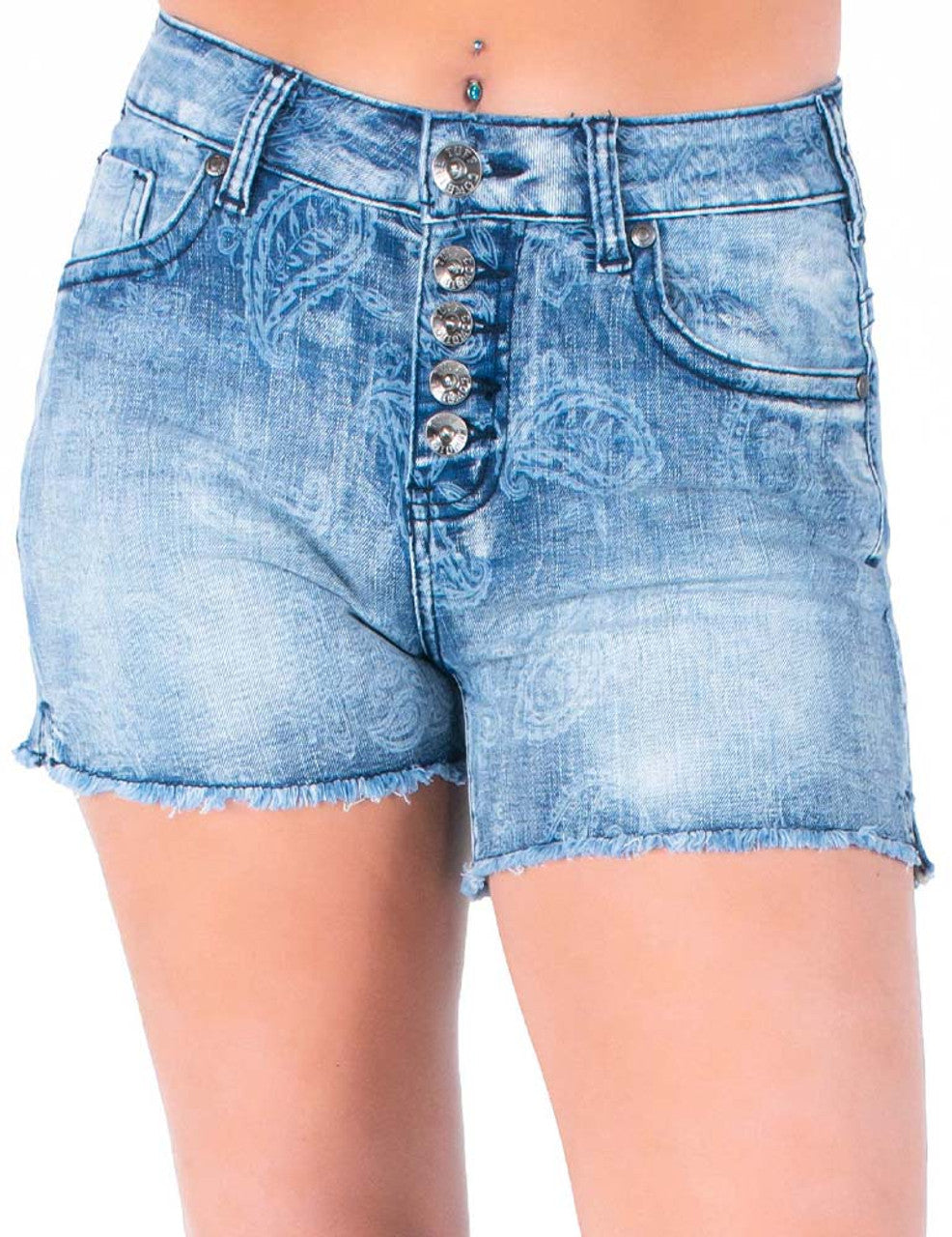 Cowgirl Tuff Paisley Shorts