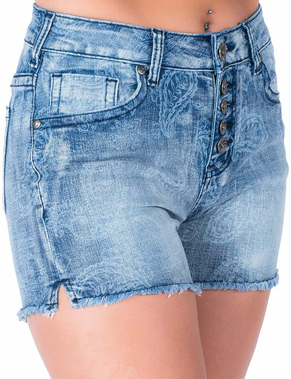 Cowgirl Tuff Paisley Shorts