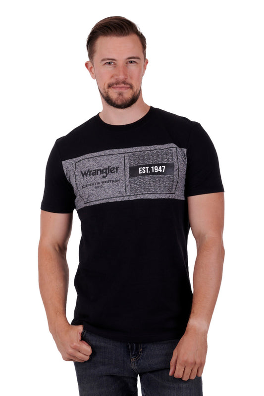 Wrangler Stewart S/S Tee - Black