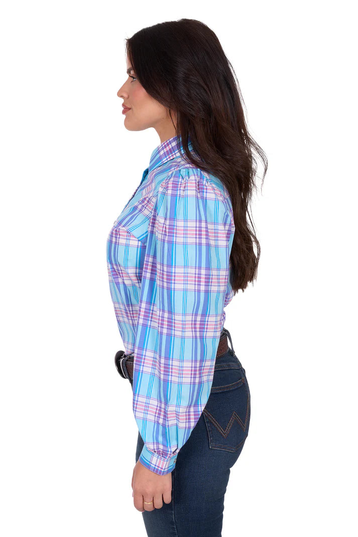 Wrangler Women's Emily Check L/S Shirt