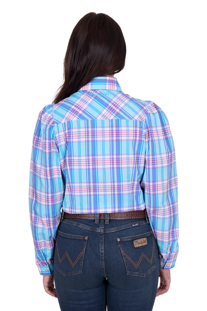 Wrangler Women's Emily Check L/S Shirt