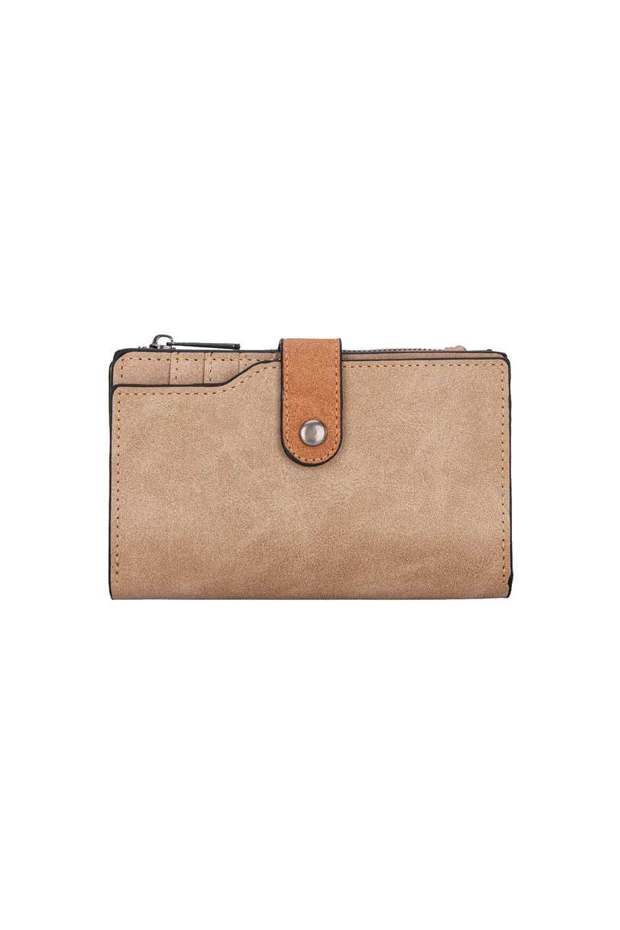 Wrangler W Stitch Wallet - Camel