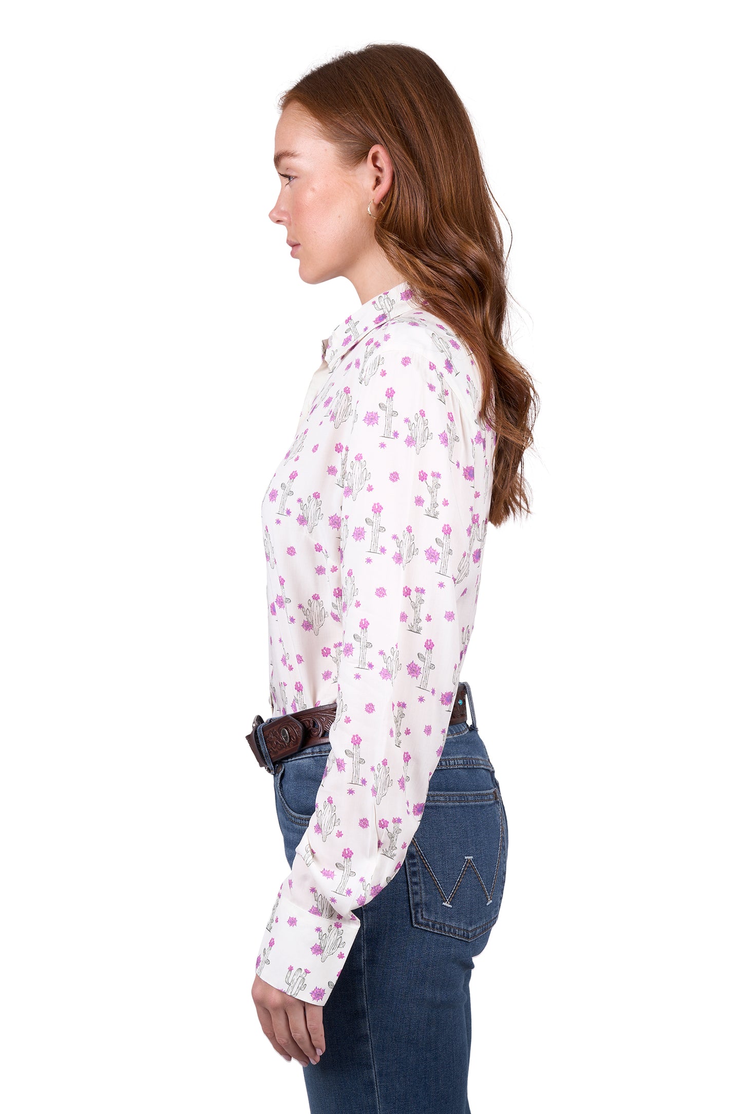 Wrangler Women’s Valerie Print Long Sleeve Shirt