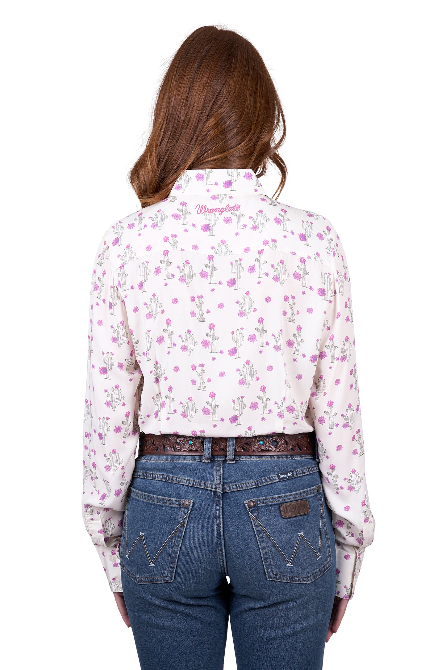Wrangler Women’s Valerie Print Long Sleeve Shirt