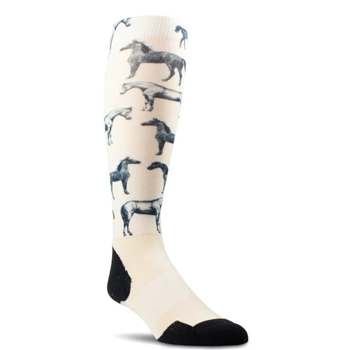 AriatTEK Slim Printed Socks - Summer Sand