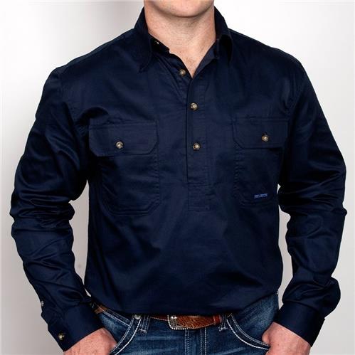 J/Country CAMERON 1/2Button W/S Navy