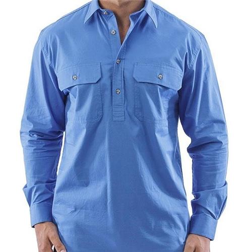PILBARA Mens W/Shirt Light Blue