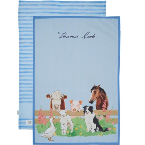 Thomas Cook Tea Towel - Light Blue