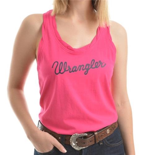 Wrangler lady Cassie Singlet Fuschia