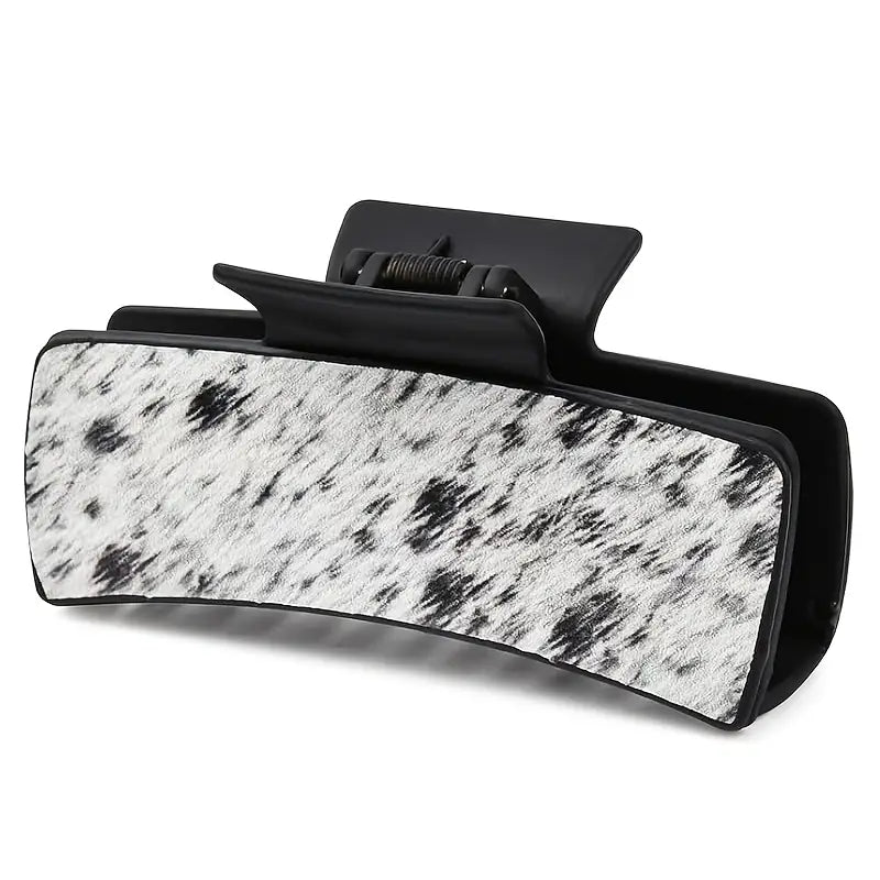 Stylish Western Cowboy Style Horsehair Craft Leather Hair Clips