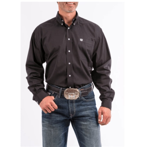 CINCH Classic Fit Black L/S Shirt