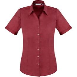 Monaco Ladies S/S Shirt Cherry