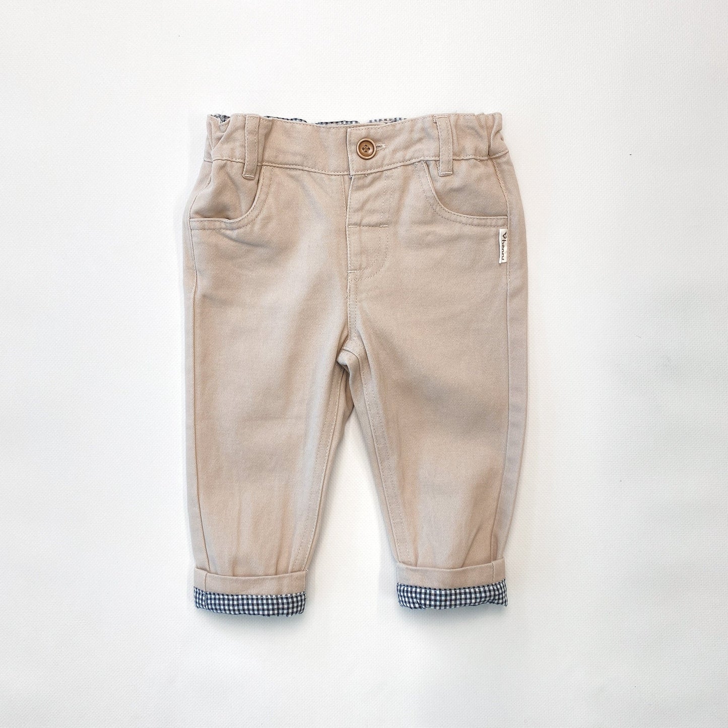 Love Henry Baby Boys Chino Pant - Stone