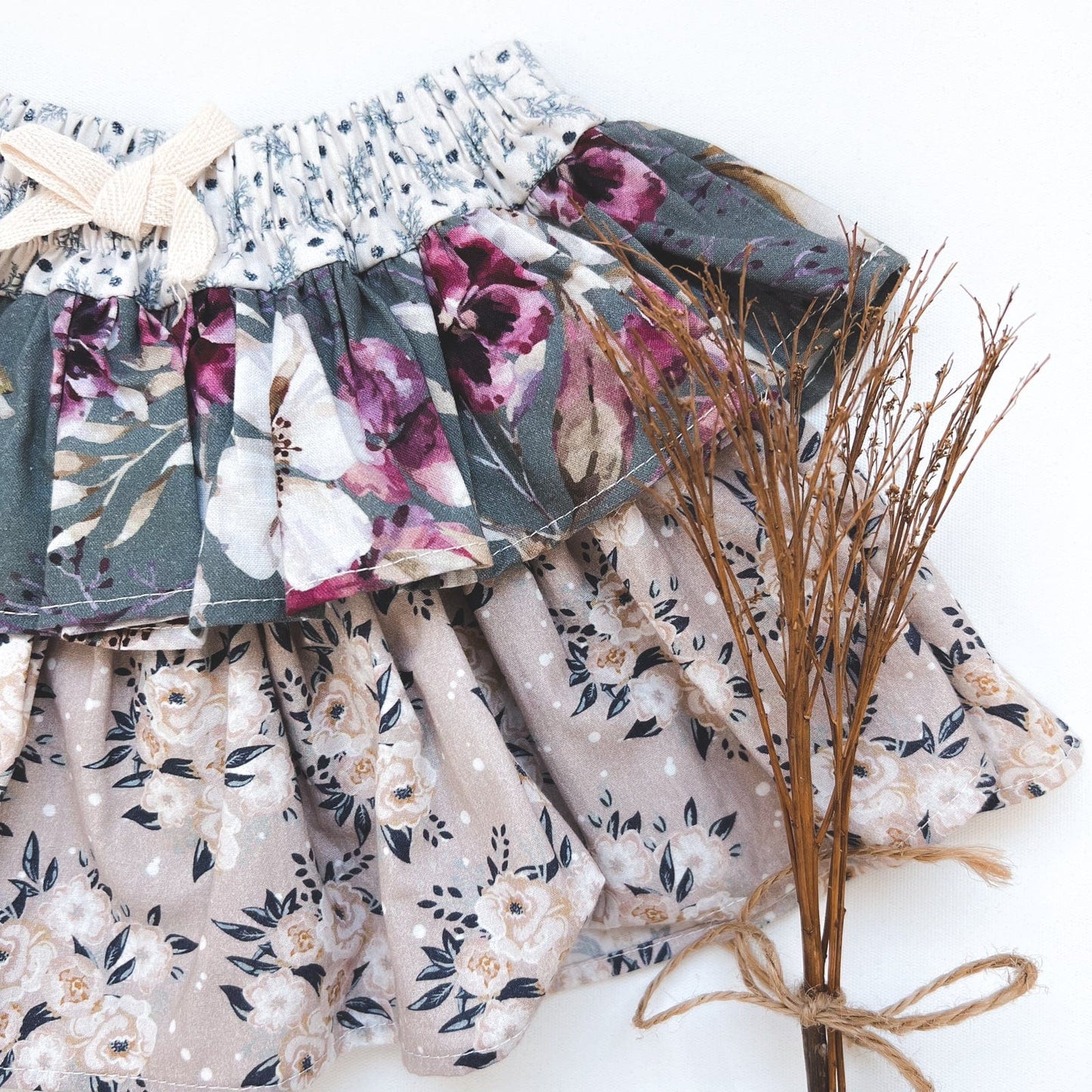 Love Henry Baby Girls Frilly Pilcher Skirt - Prairie Nights