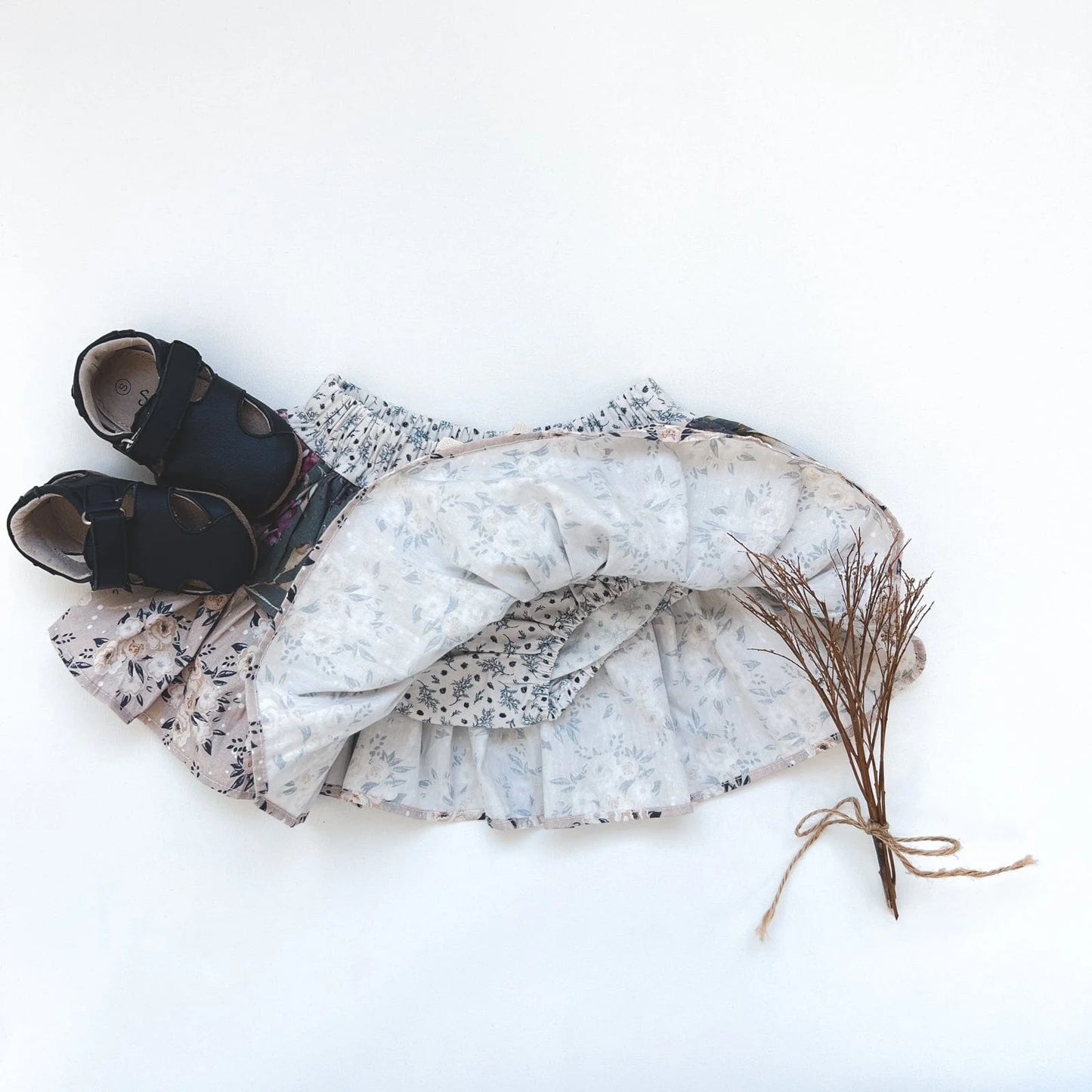 Love Henry Baby Girls Frilly Pilcher Skirt - Prairie Nights