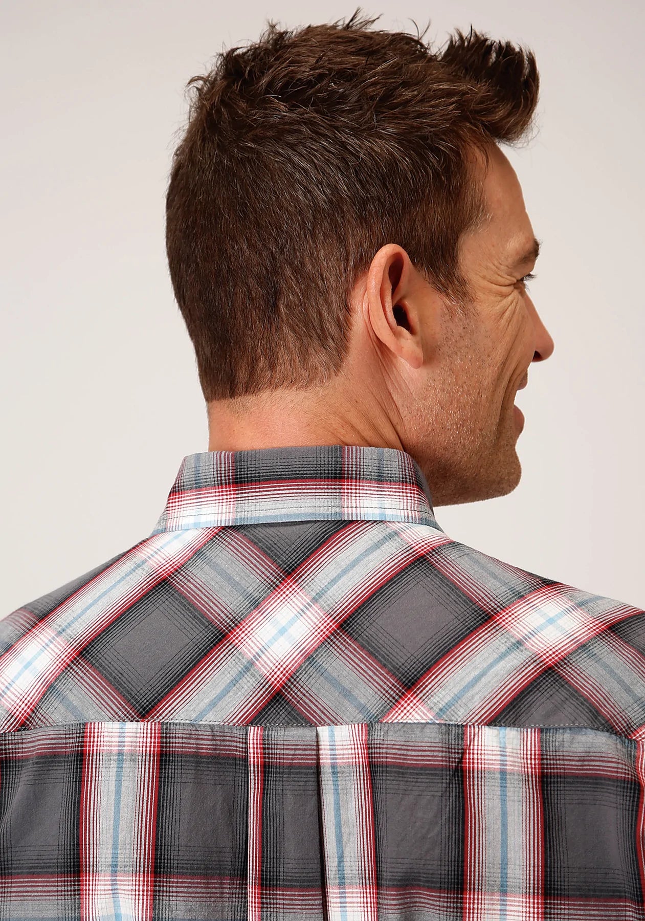 ROPER Mens West Made Collection Shirt Grey