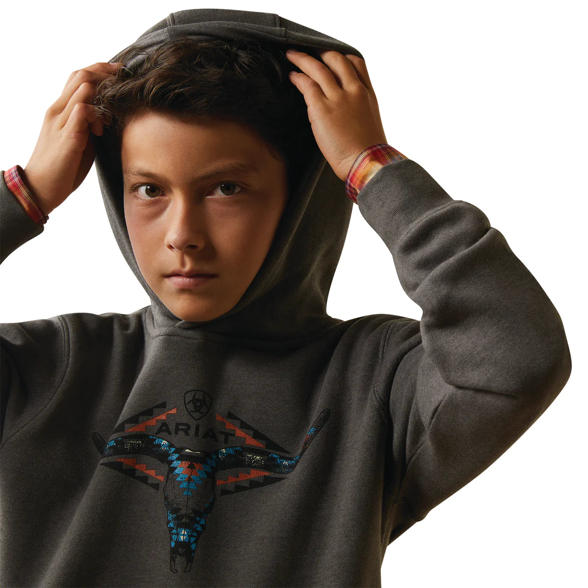 Ariat Youth Horns Southwest Hoodie