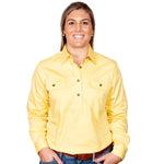 JUST COUNTRY Jahna Ladies Work Shirt Butter