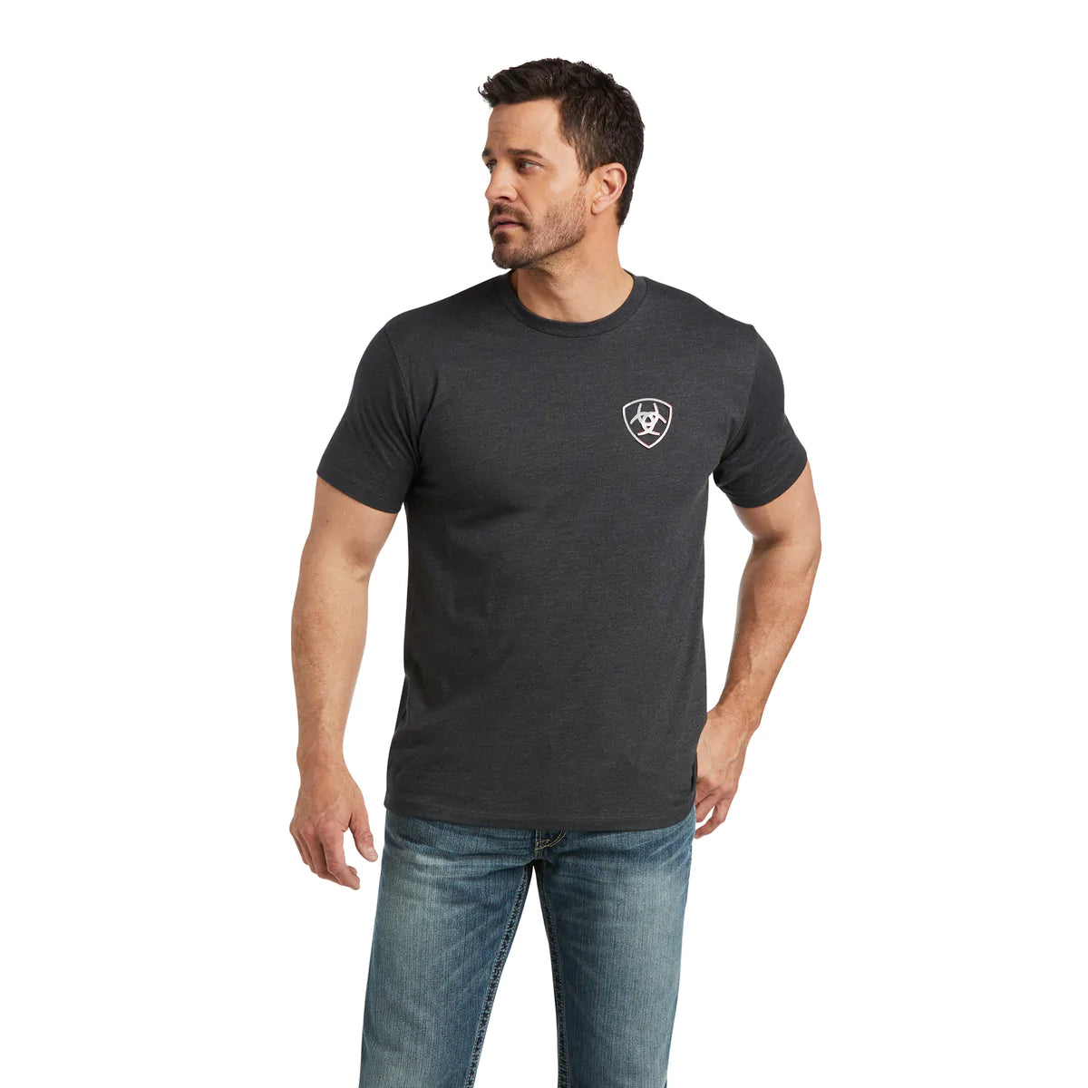 Ariat Glitch T-Shirt Charcoal Heather