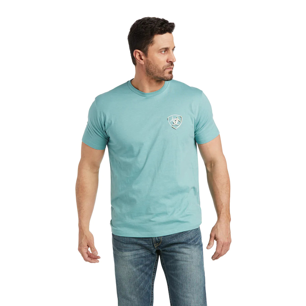 Ariat Glitch T-Shirt Blue Heather