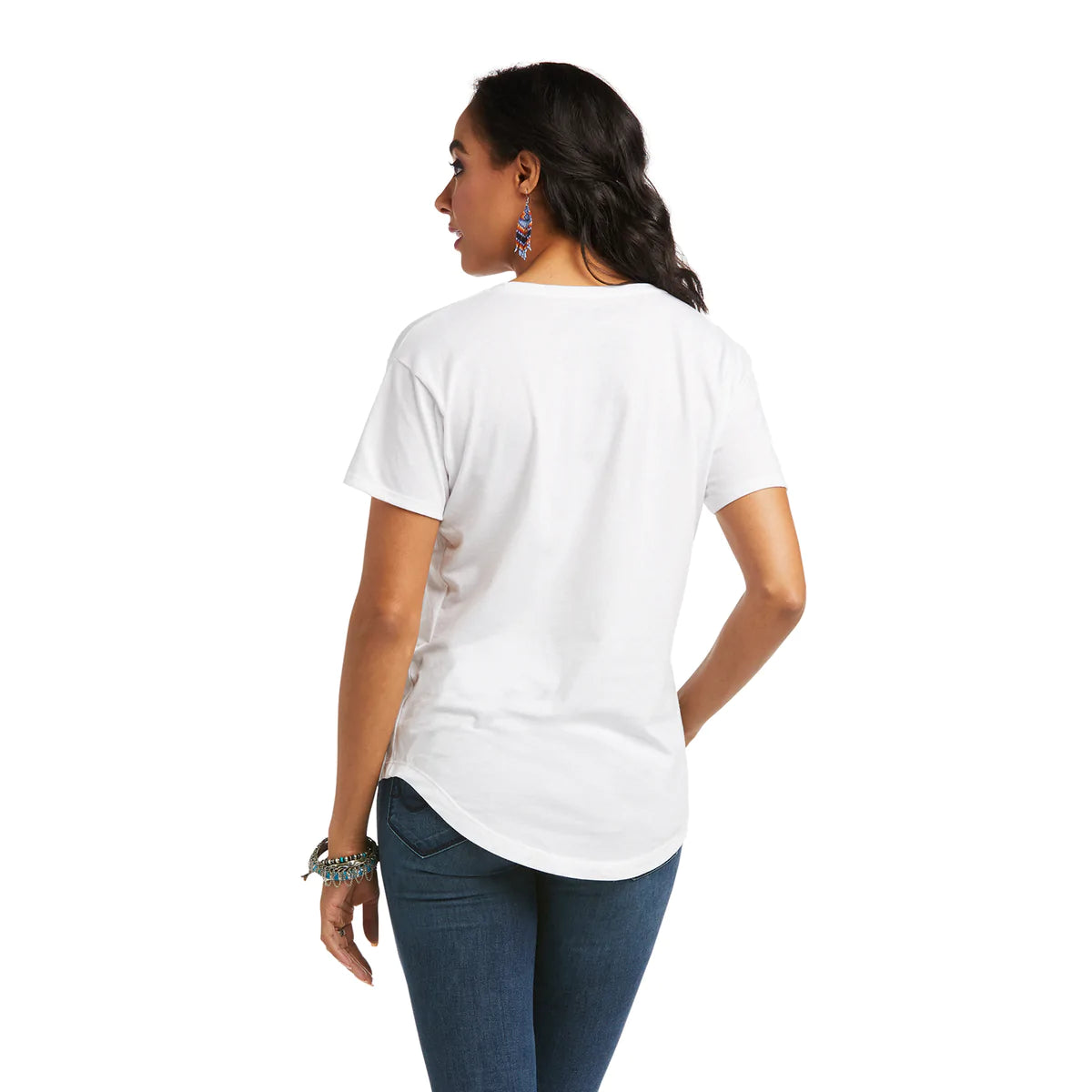 Ariat Wordmark Tee White