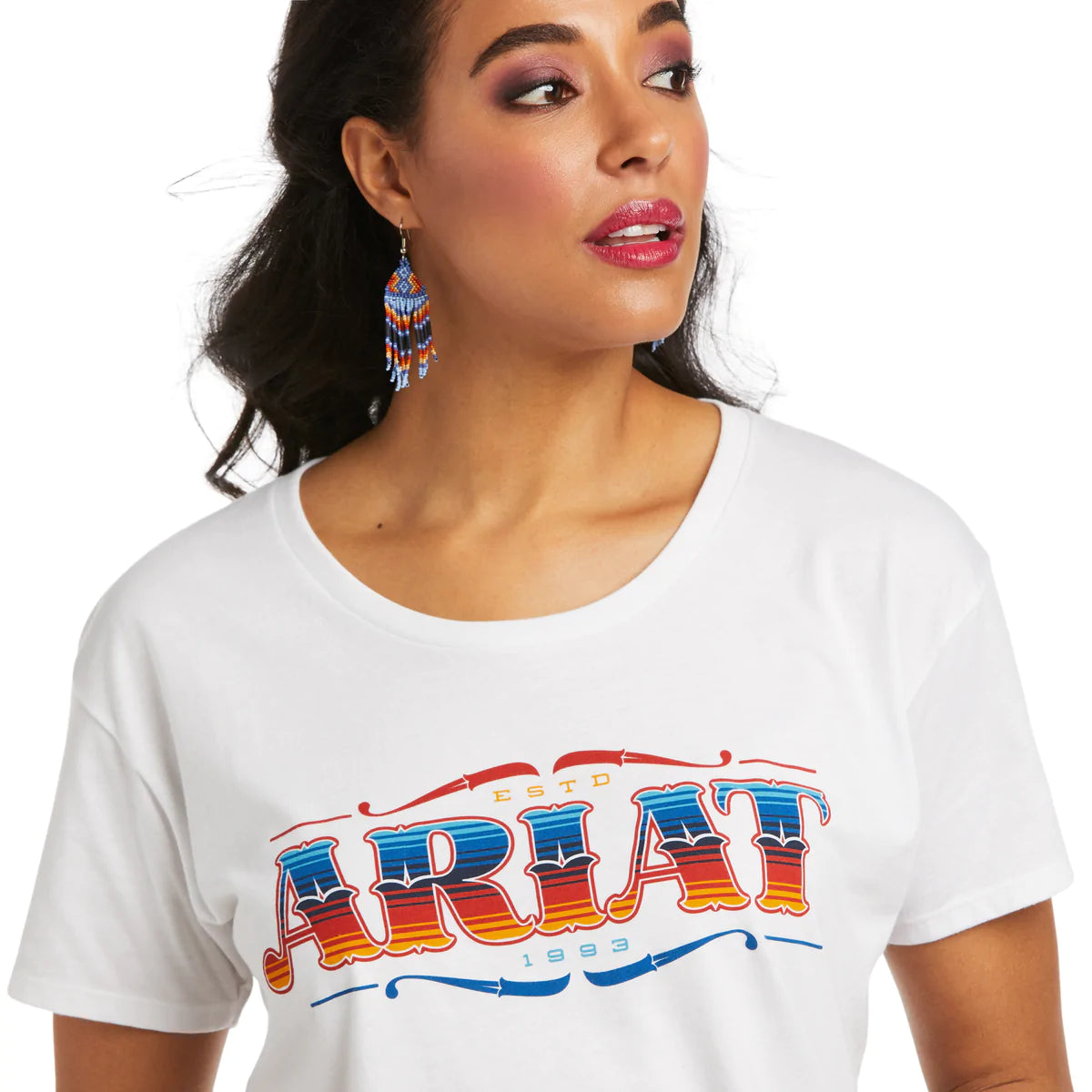 Ariat Wordmark Tee White