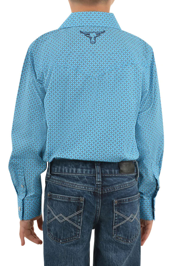 Pure Western Boys Roy L/S Shirt