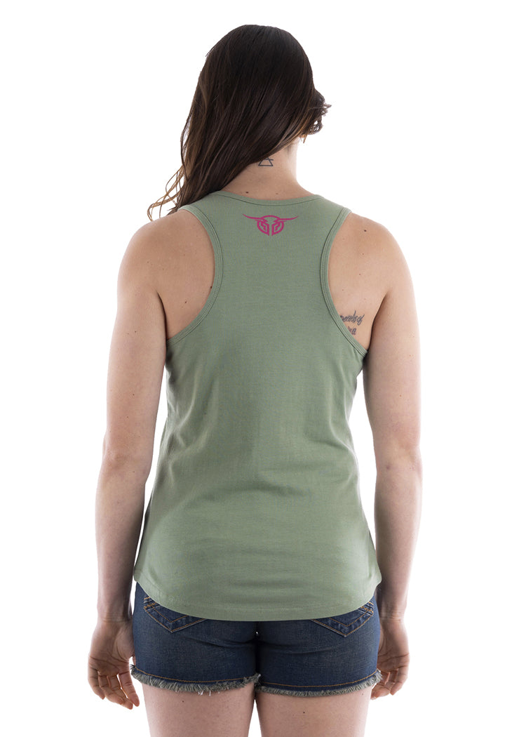 Bullzye Womens Bloom Singlet