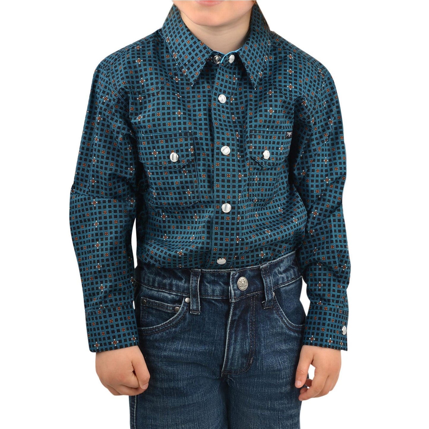 Pure Western Boys George L/S Shirt