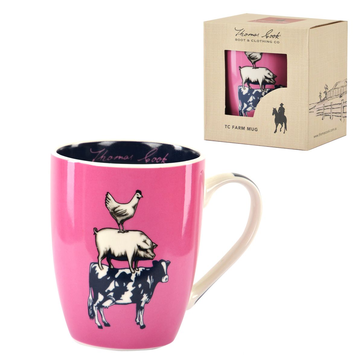 Thomas Cook Farm Friends Mug - Animal Pyramid