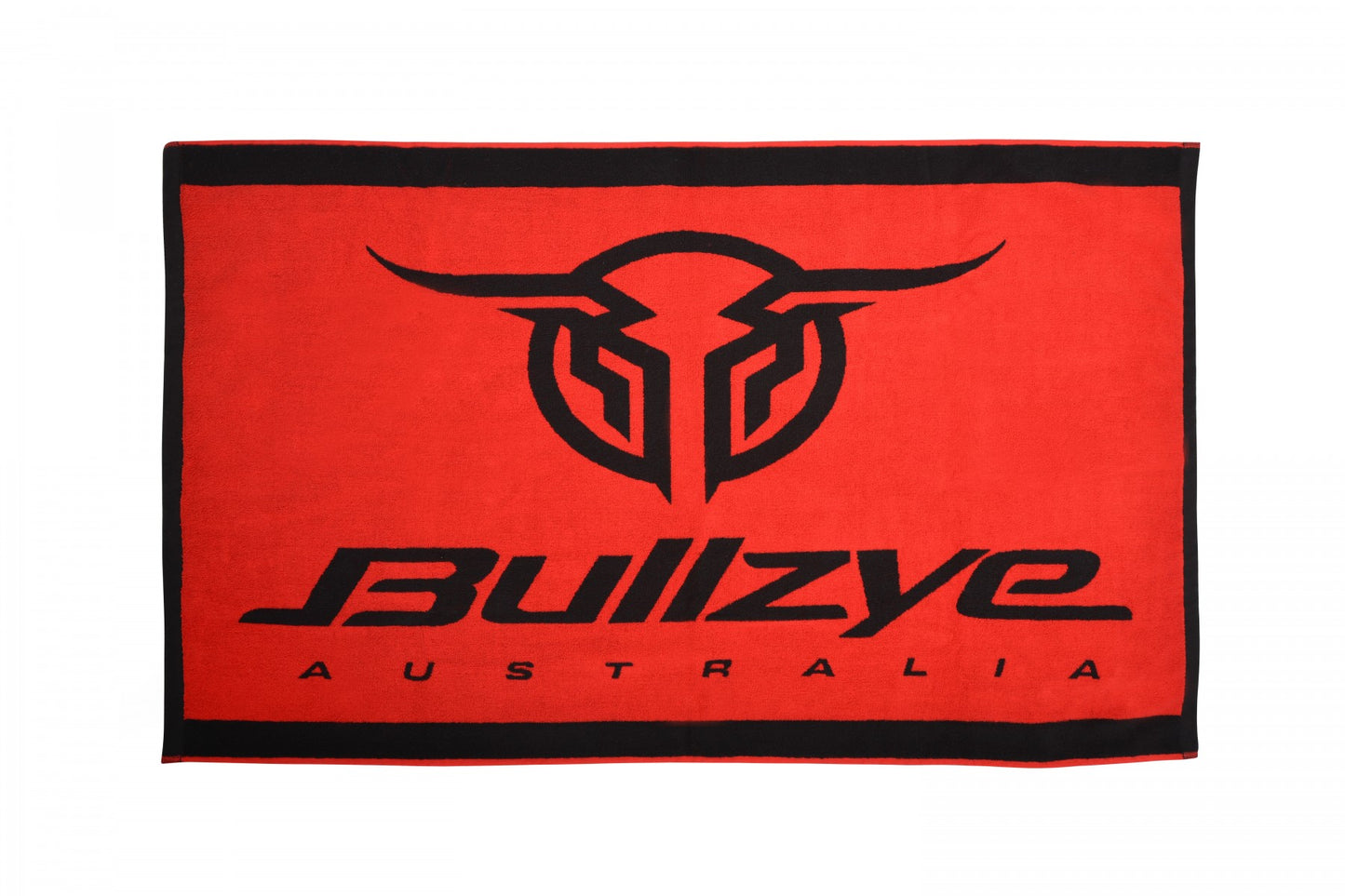 Bullzye Logo Towel Red