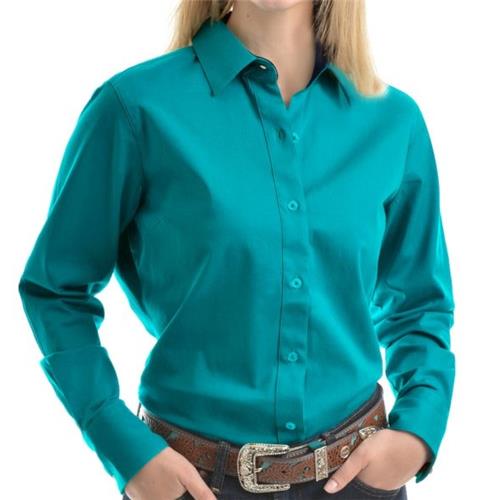 Wrangler Ladies TRACEY Teal Shirt