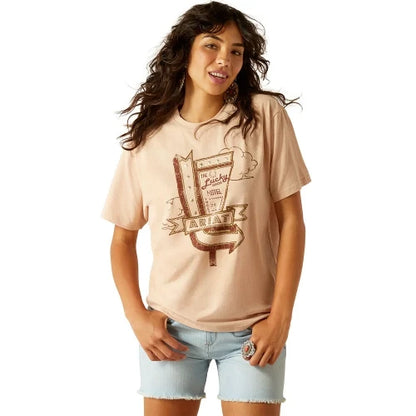 Ariat Women's Roadside Short Sleeve Tee Muted Clay