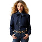 Ariat Women's Puff Sleeve Denim Shirt