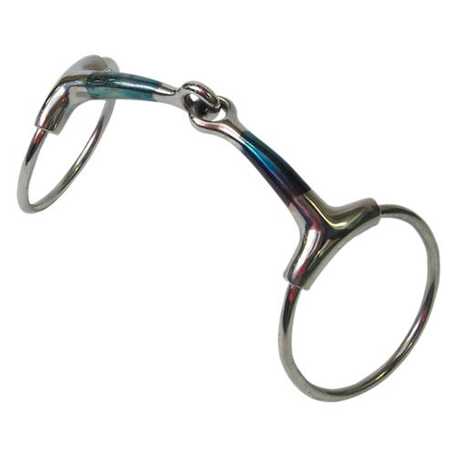 Showcraft Blue Steel Barrel Snaffle Bit - Cob