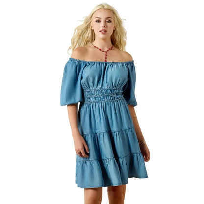 Ariat Women's Juliet Dress Light Wash Indigo