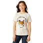 Ariat Girls Wild Like the West Short Sleeve Tee Natural