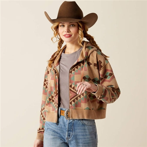Ariat Sunset Spark Crop Hoodie
