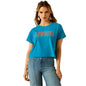 Ariat Women's Cowgirl Short Sleeve Tee Enamel Blue