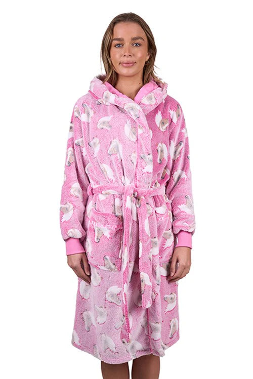 Thomas Cook Live to Ride Dressing Gown - Pink