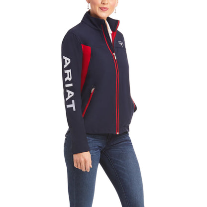 Ariat Ladies New Team Softshell Jacket Navy