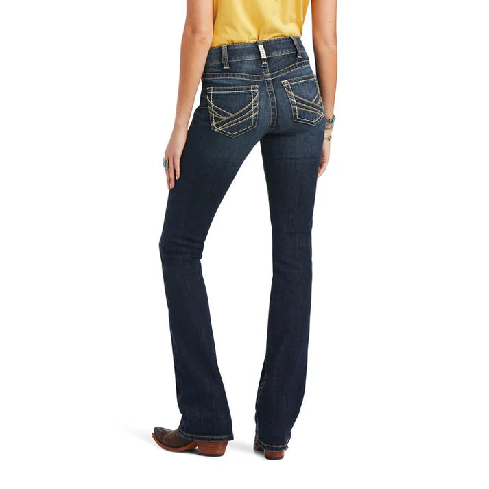 Ariat Women's Real Perfect Rise Boot Cut Jean Lexi Missouri Short