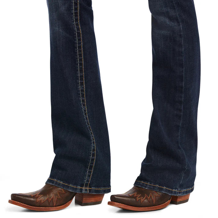 Ariat Women's Real Perfect Rise Boot Cut Jean Lexi Missouri Short