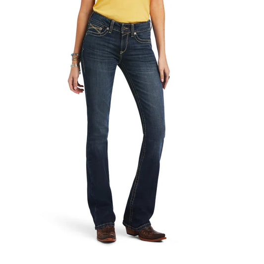 Ariat Women's Real Perfect Rise Boot Cut Jean Lexi Missouri Short