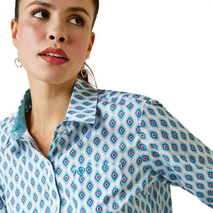 Ariat Womens Real Kirby Stretch L/S Shirt - Day Dreamer