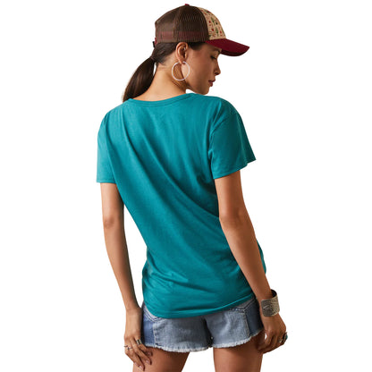 Ariat Rainbow T-Shirt - Teal Green Heather