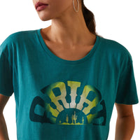 Ariat Rainbow T-Shirt - Teal Green Heather