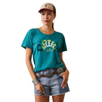 Ariat Rainbow T-Shirt - Teal Green Heather